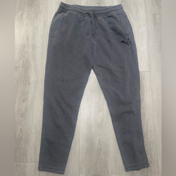Dark Gray PUMA Mens XL Joggers Sweatpants - Picture 1 of 3